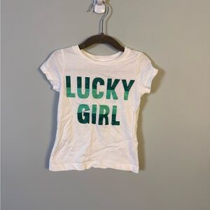 Lucky Girl St. Patrick’s Day Tee Shirt Carter’s 3T